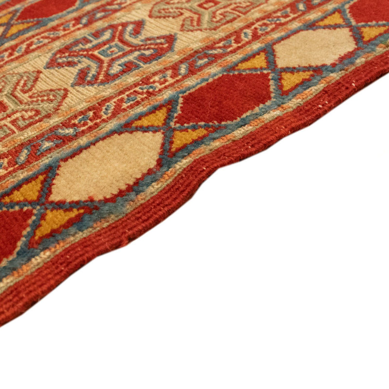 Tapis Kelim - Oriental - 226 x 180 cm - rouge foncé