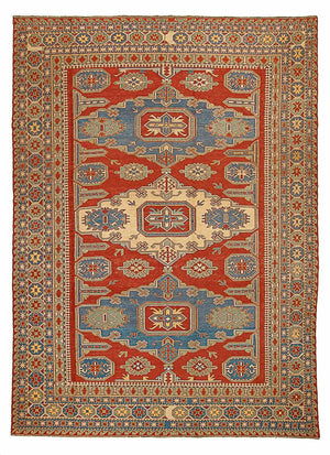 Tapis Kelim - Oriental - 265 x 200 cm - rouge foncé