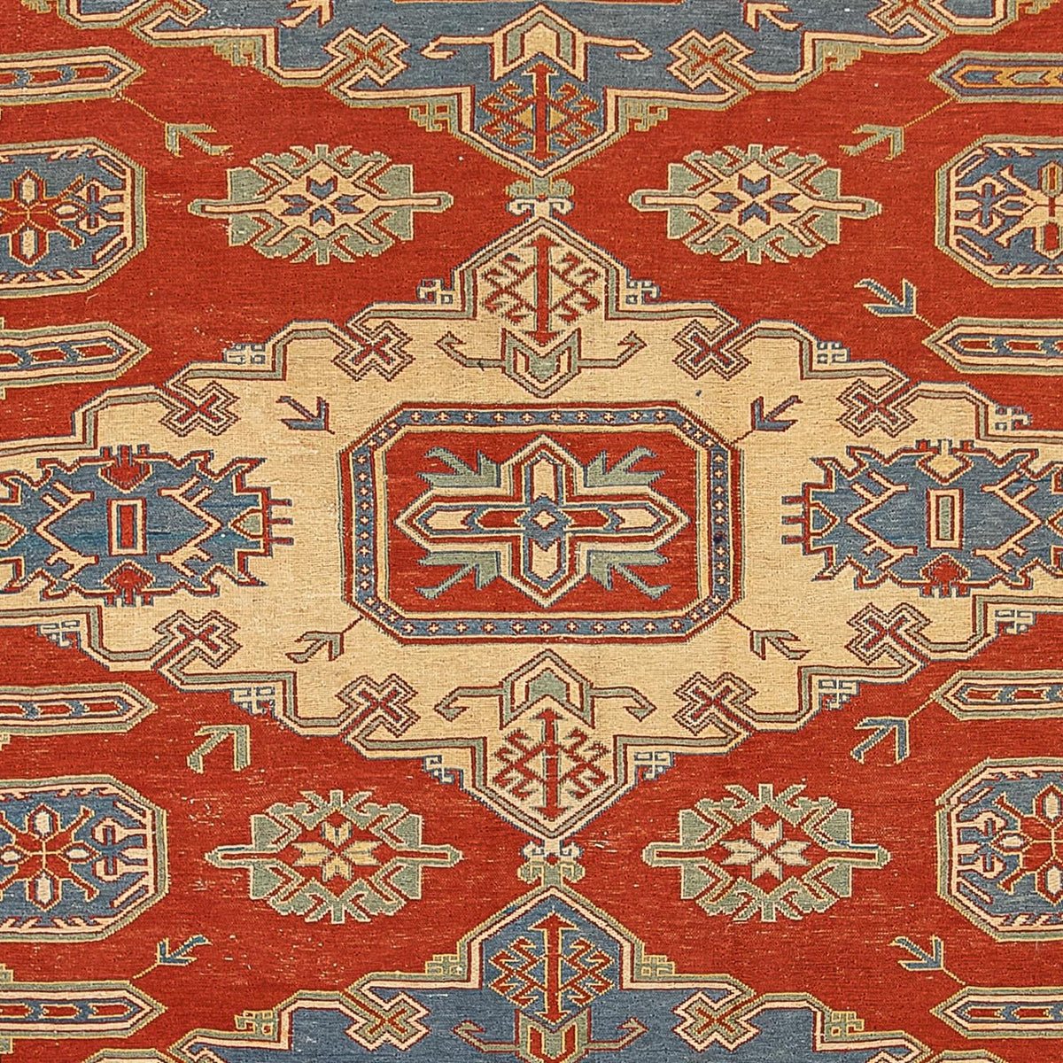 Tapis Kelim - Oriental - 265 x 200 cm - rouge foncé