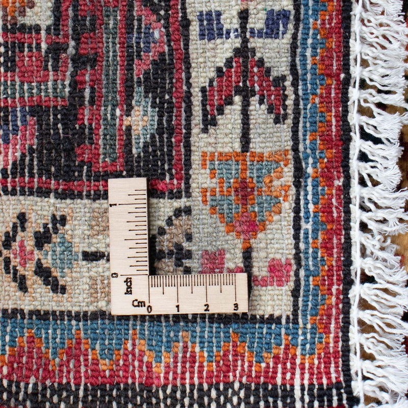 Tapis persan - Nomadic - 138 x 88 cm - rouge foncé