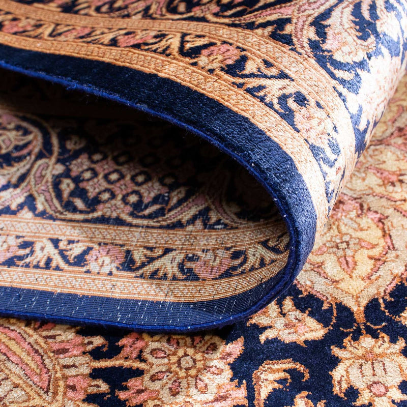 Tapis persan - Ghom - 149 x 102 cm - marron clair