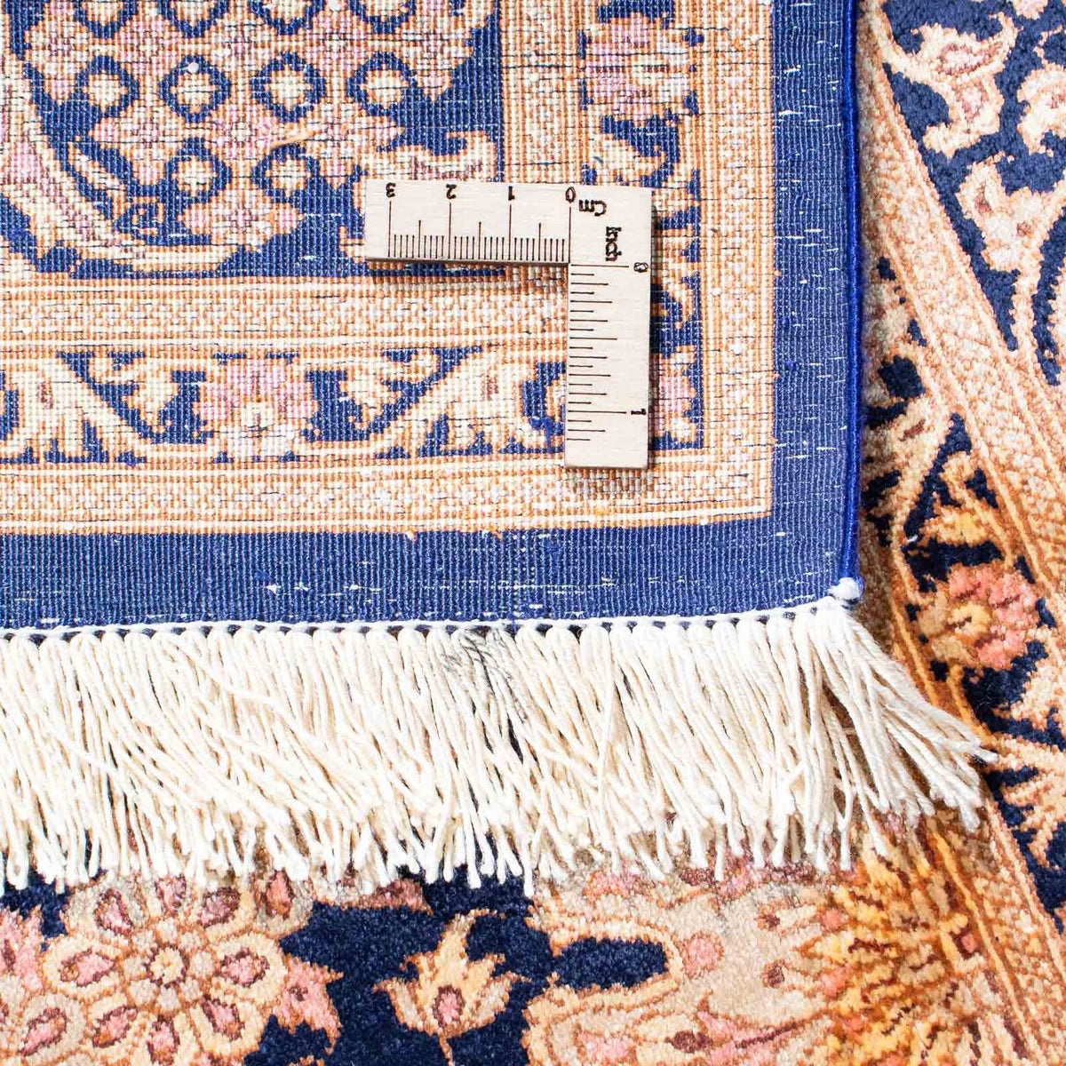 Tapis persan - Ghom - 149 x 102 cm - marron clair