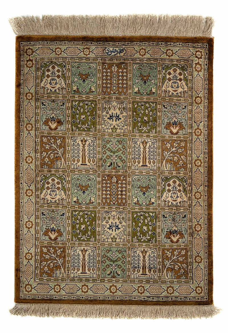 Tapis persan - Ghom - 72 x 54 cm - multicolore