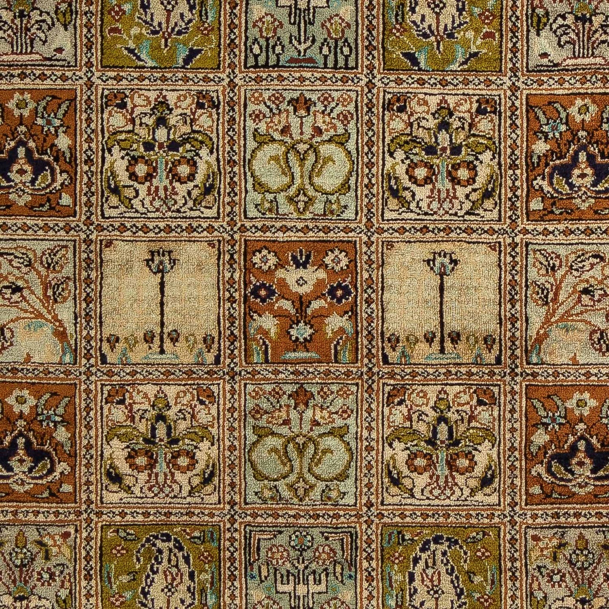 Tapis persan - Ghom - 65 x 53 cm - multicolore