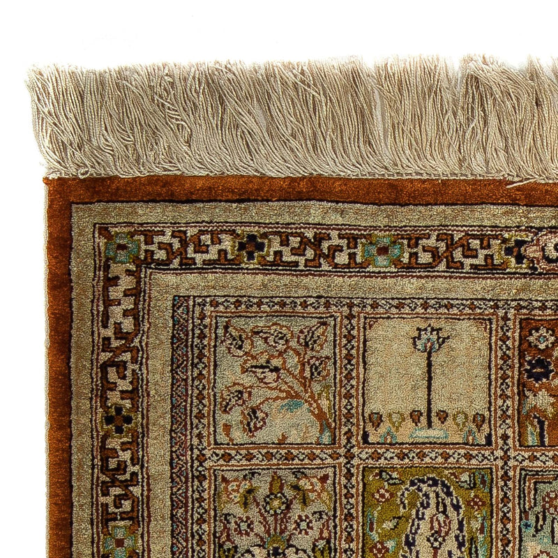 Tapis persan - Ghom - 65 x 53 cm - multicolore