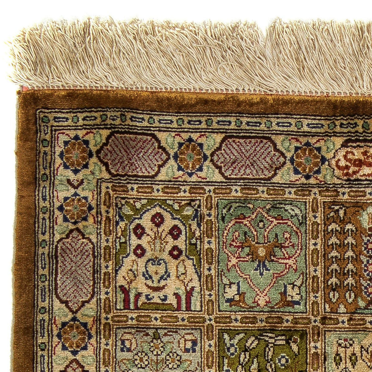 Tapis persan - Ghom - 75 x 54 cm - multicolore