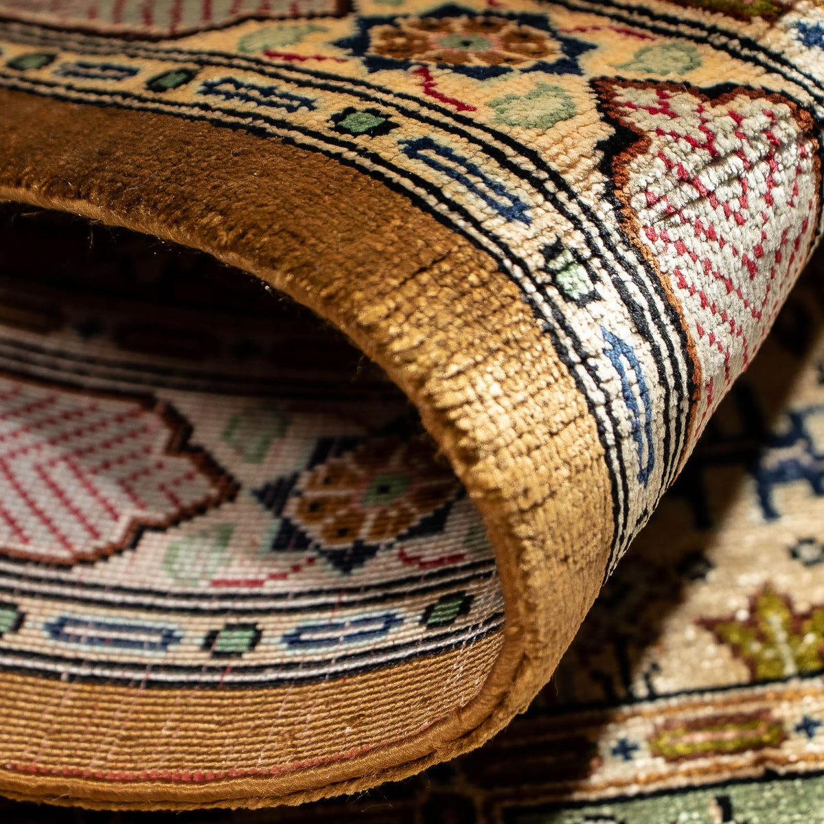 Tapis persan - Ghom - 75 x 54 cm - multicolore