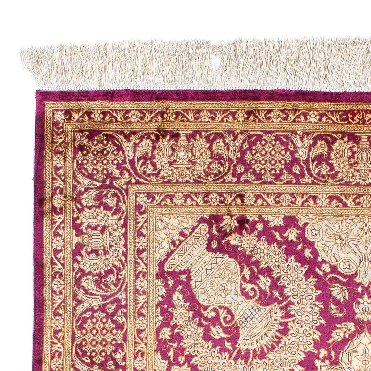 Tapis persan - Ghom - 148 x 98 cm - violet
