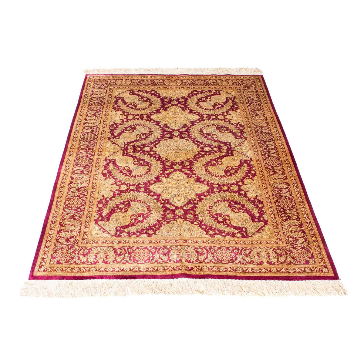 Tapis persan - Ghom - 148 x 98 cm - violet