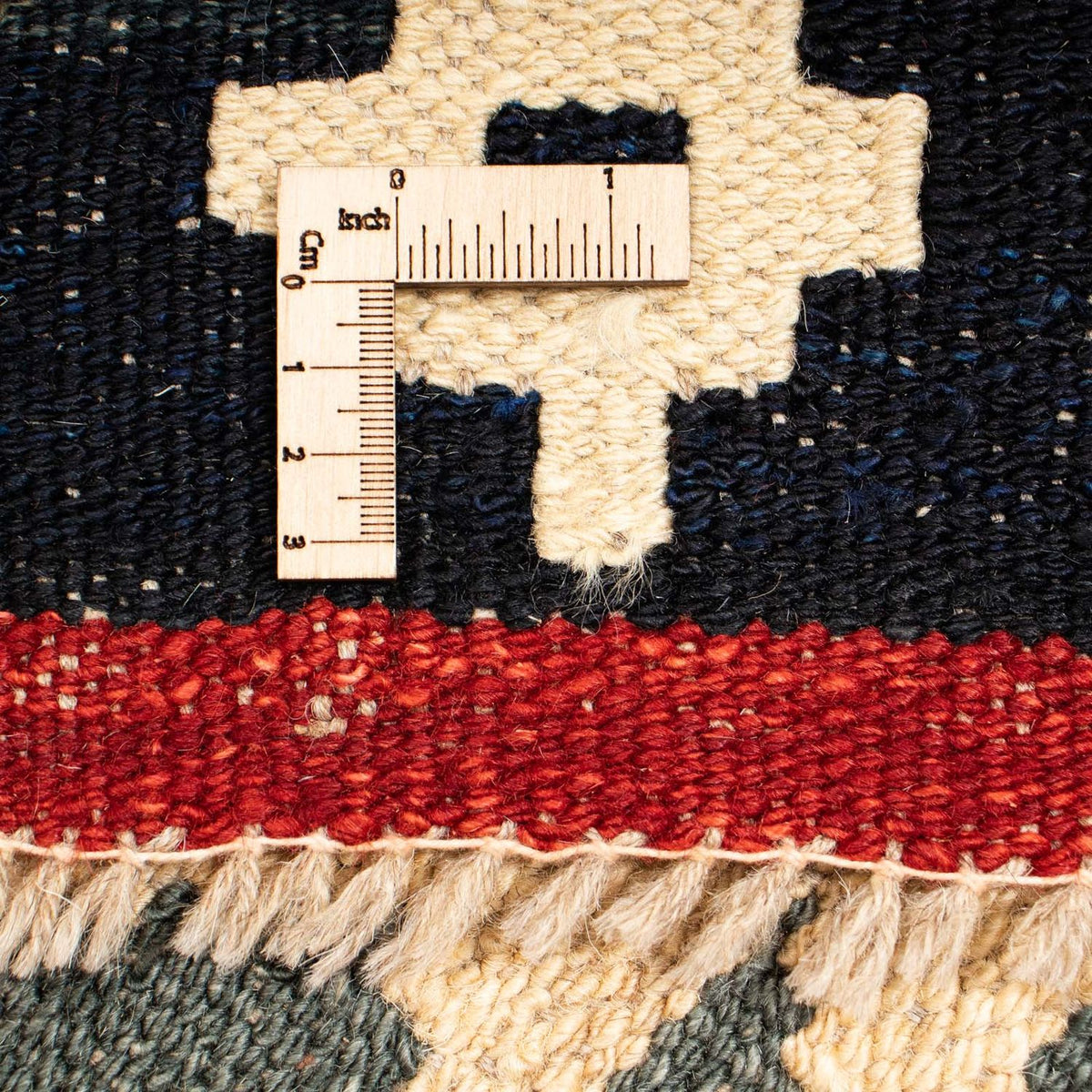 Tapis Kelim - Splash - 199 x 163 cm - multicolore