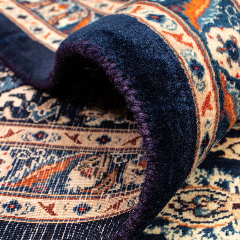 Tapis persan - Classique - 390 x 302 cm - bleu foncé