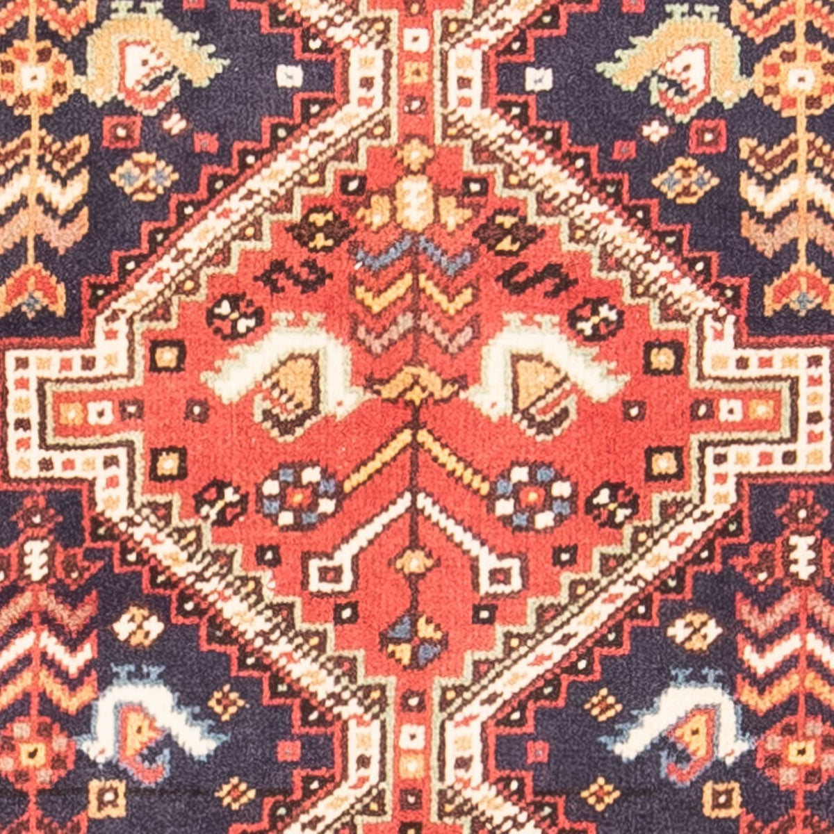 Tapis de couloir Tapis persan - Nomadic - 240 x 117 cm - rouge clair