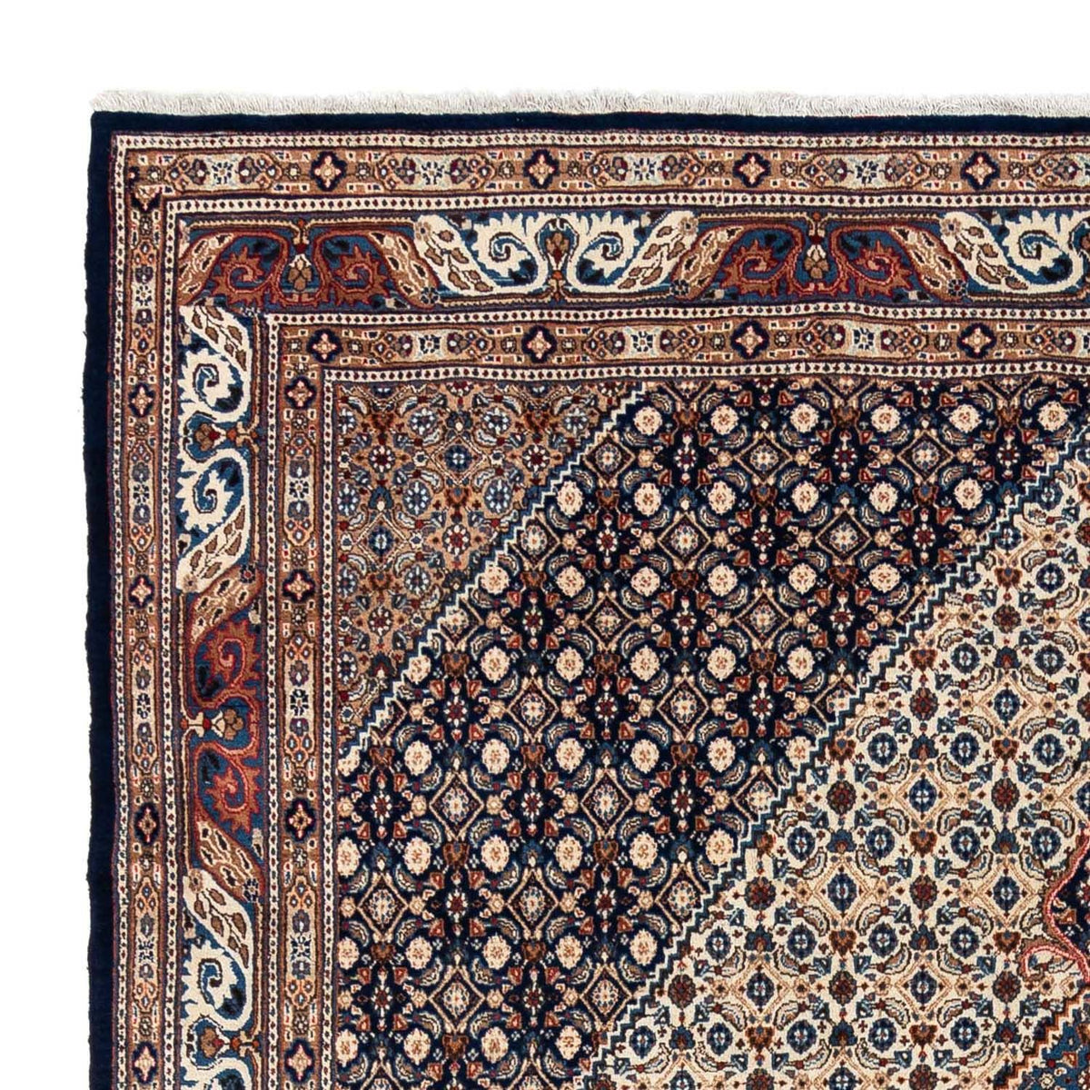 Tapis persan - Classique - 365 x 253 cm - bleu foncé