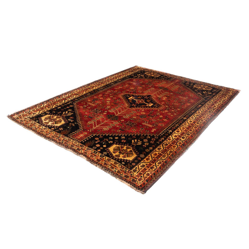 Tapis persan - Nomadic - 225 x 173 cm - rouge foncé
