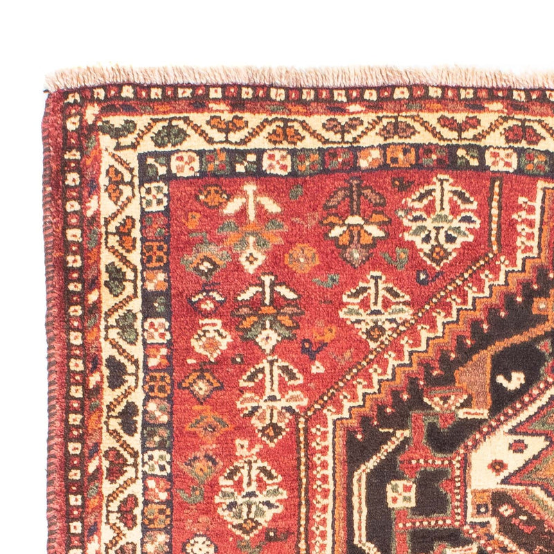 Tapis persan - Nomadic - 153 x 106 cm - rouge foncé