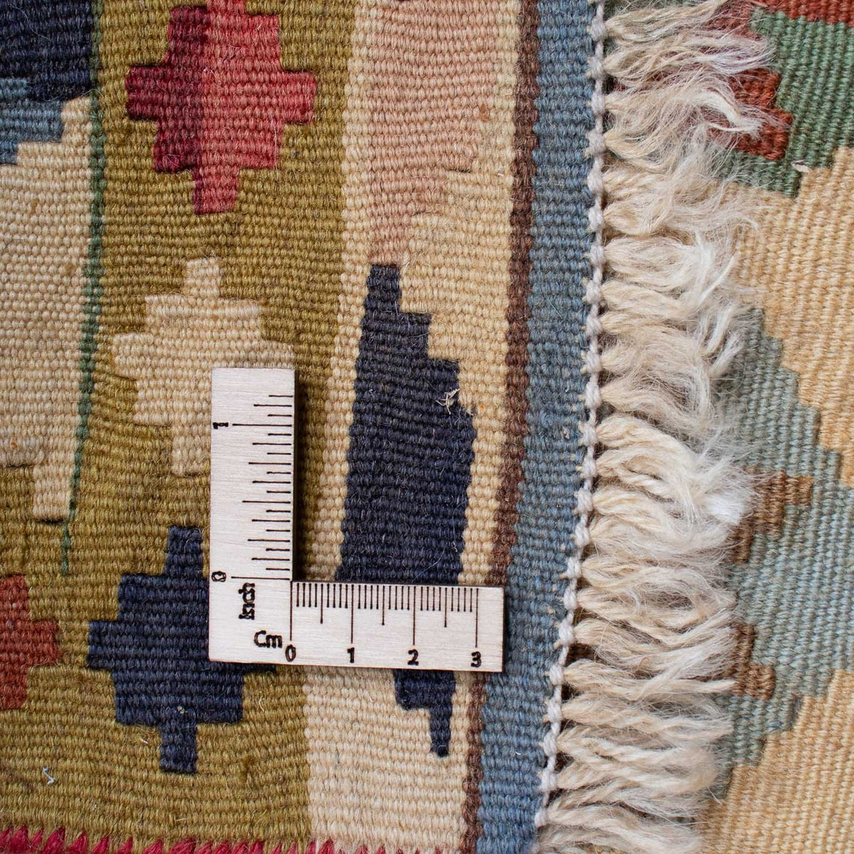 Tapis Kelim - Oriental - 216 x 127 cm - beige