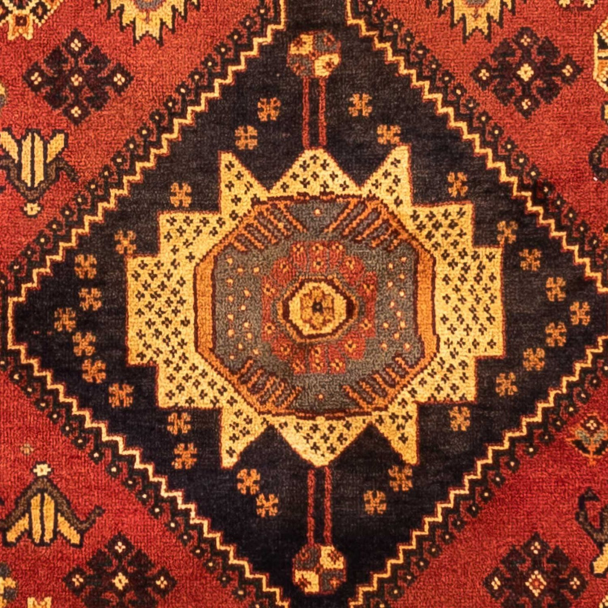 Tapis persan - Nomadic - 254 x 163 cm - rouge clair