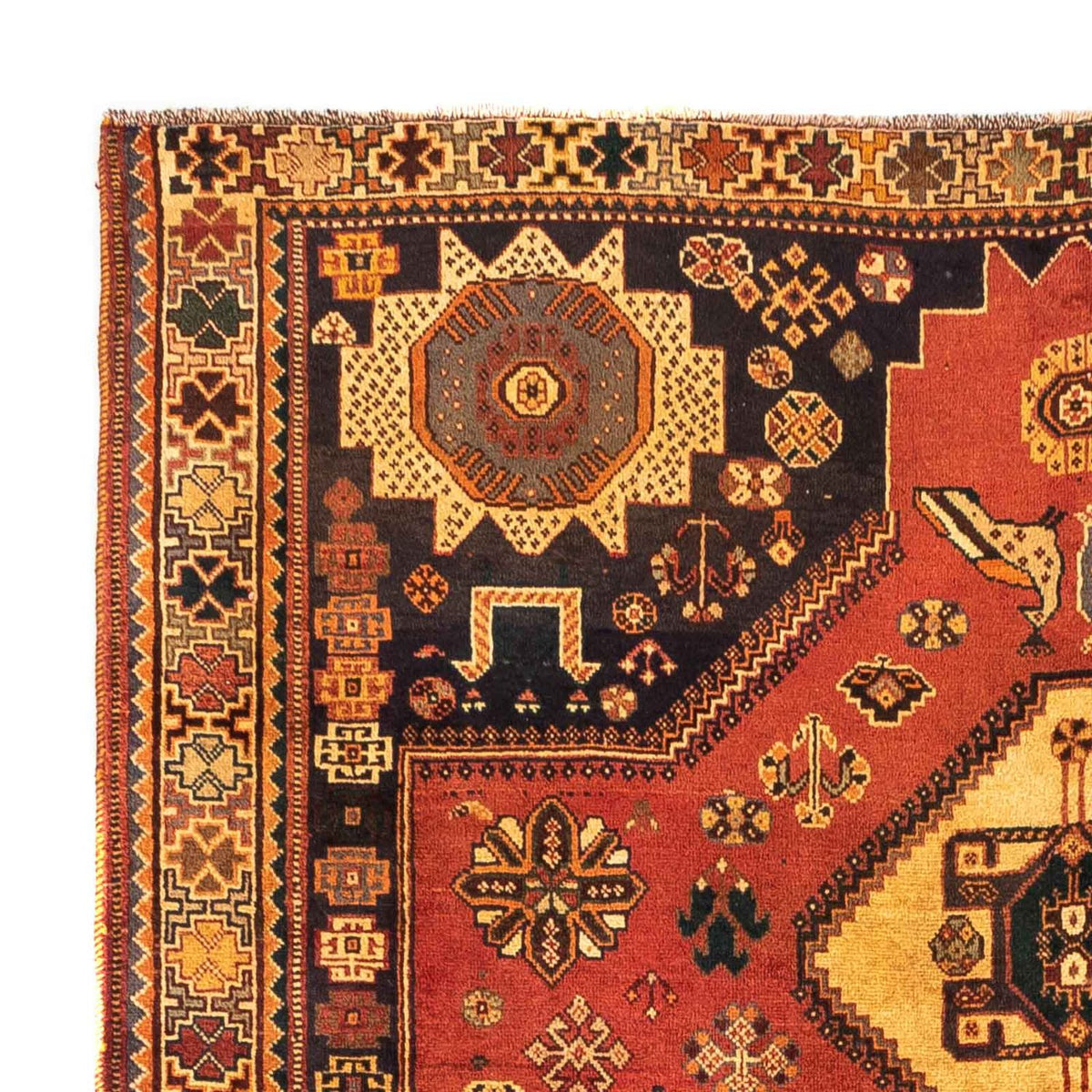 Tapis persan - Nomadic - 254 x 163 cm - rouge clair