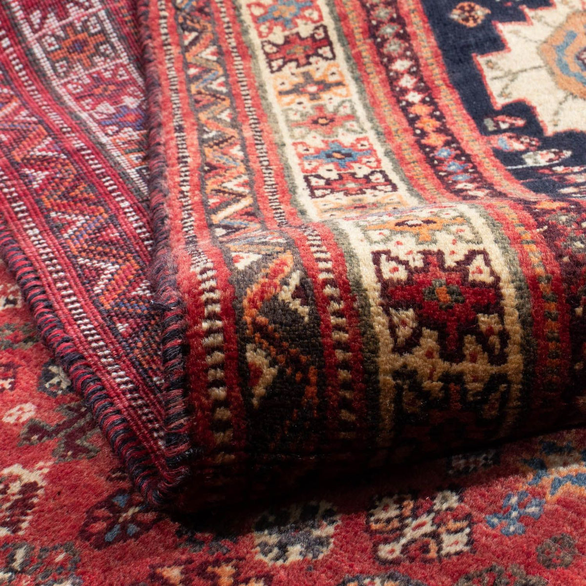 Tapis persan - Nomadic - 260 x 180 cm - rouge