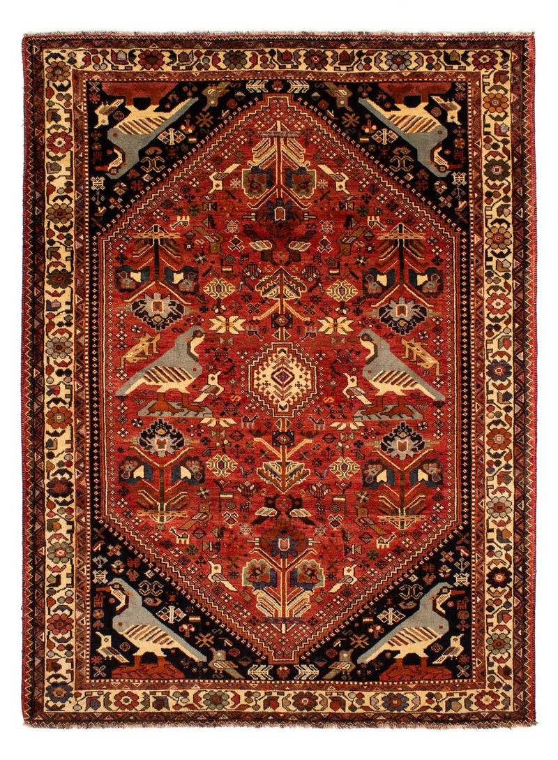 Tapis persan - Nomadic - 304 x 212 cm - rouge foncé