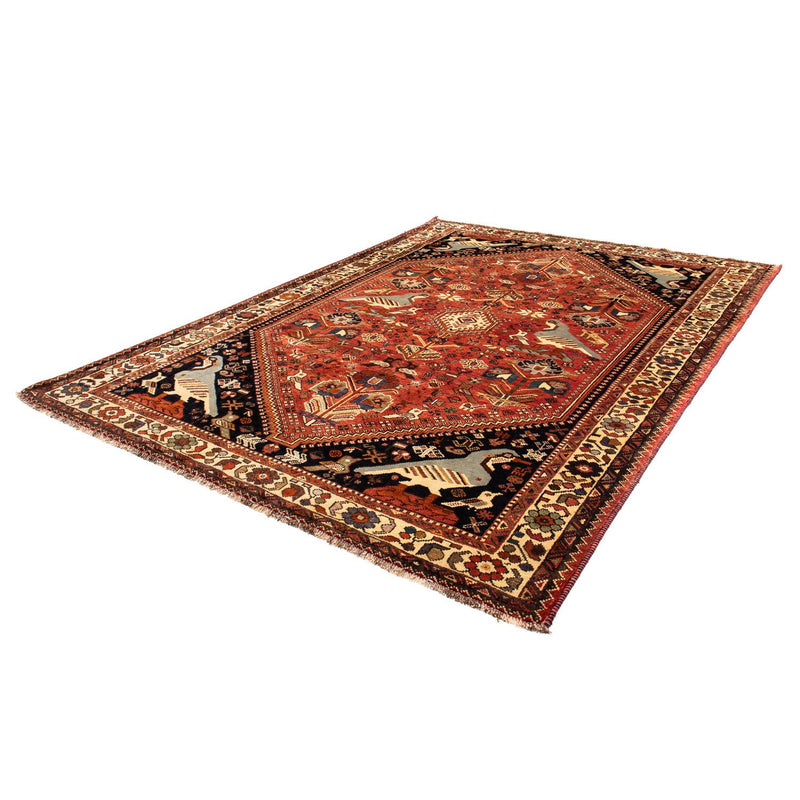 Tapis persan - Nomadic - 304 x 212 cm - rouge foncé