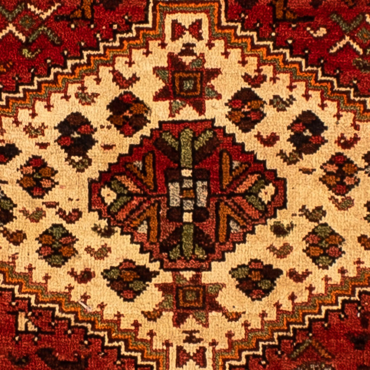 Tapis persan - Nomadic - 313 x 213 cm - rouge foncé