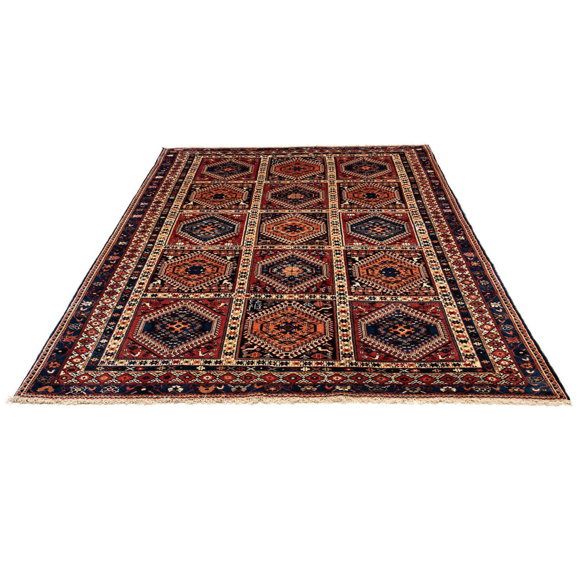 Tapis persan - Nomadic - 318 x 217 cm - bleu foncé