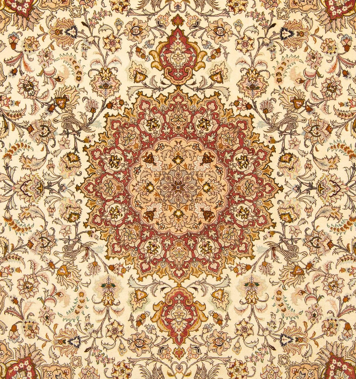 Tapis persan - Tabriz - Royal - 250 x 198 cm - beige