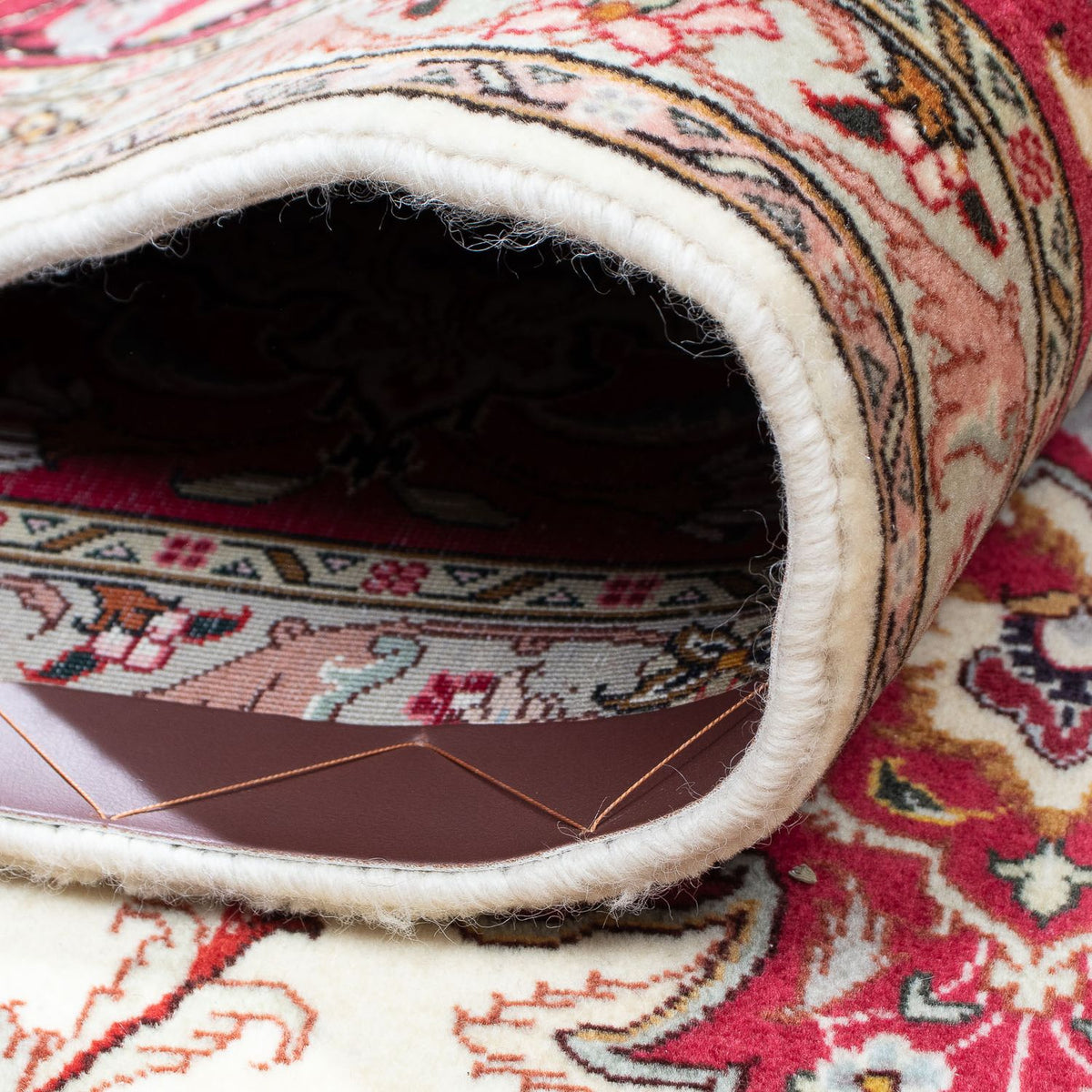 Tapis persan - Tabriz - Royal - 300 x 250 cm - rouge