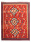 Tapis Kelim - Oriental - 271 x 215 cm - rouge