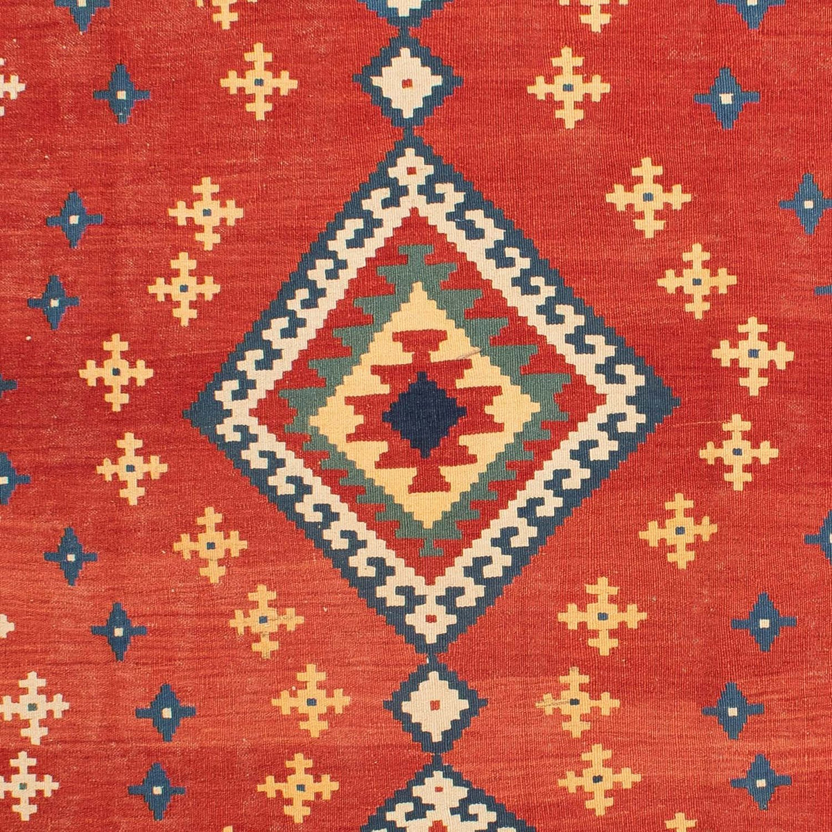 Tapis Kelim - Oriental - 271 x 215 cm - rouge