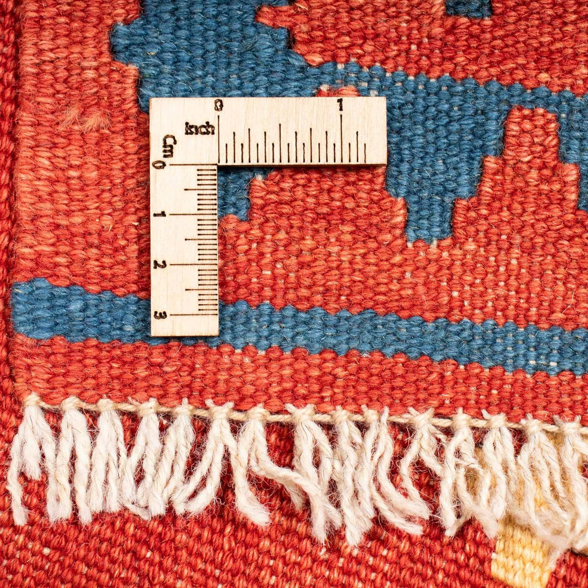 Tapis Kelim - Oriental - 271 x 215 cm - rouge