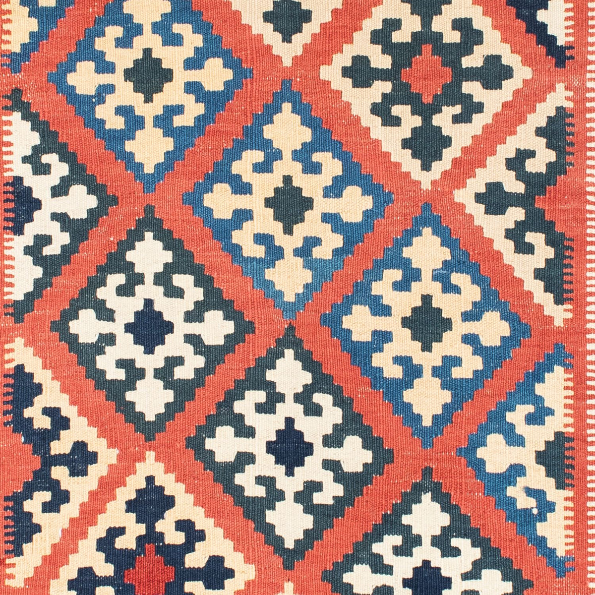 Tapis Kelim - Oriental - 171 x 123 cm - rouge clair