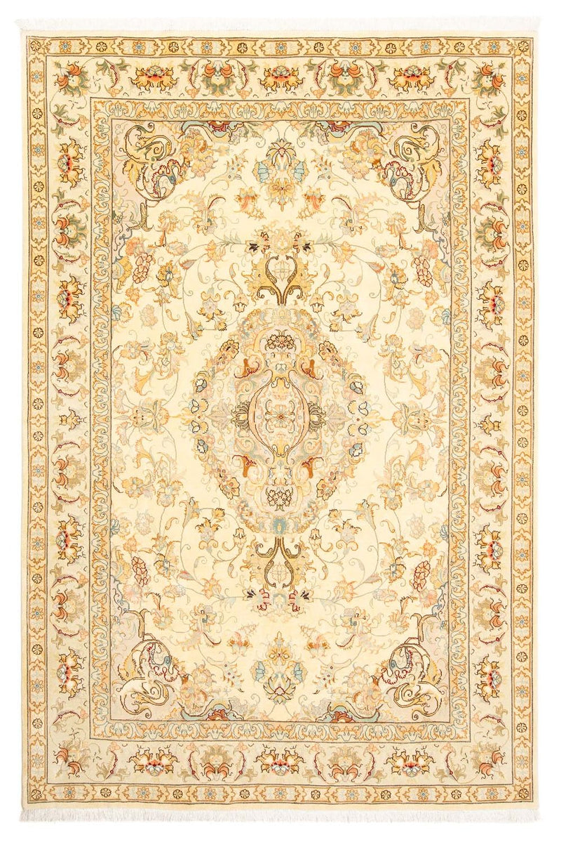 Tapis persan - Tabriz - Royal - 307 x 198 cm - beige