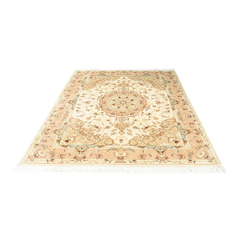 Tapis persan - Tabriz - Royal - 208 x 156 cm - beige