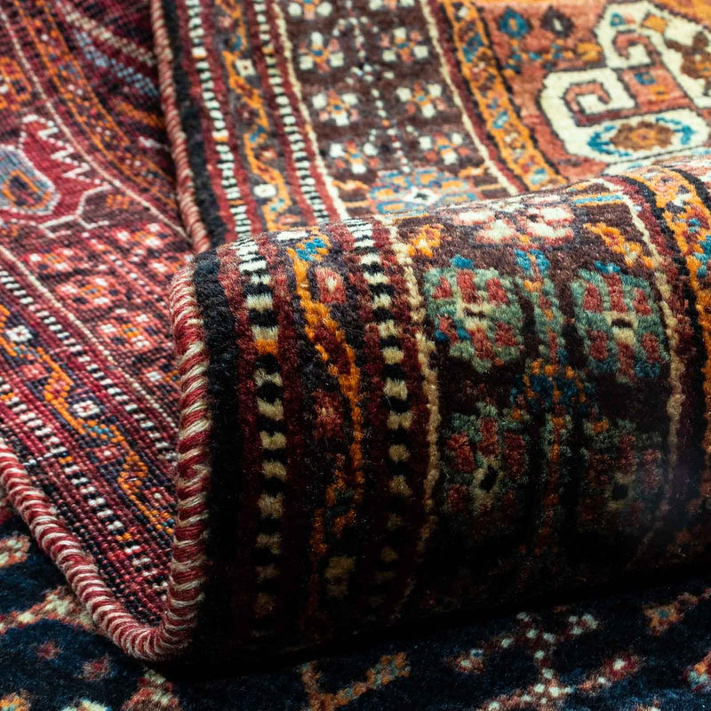 Tapis persan - Nomadic - 241 x 157 cm - bleu foncé