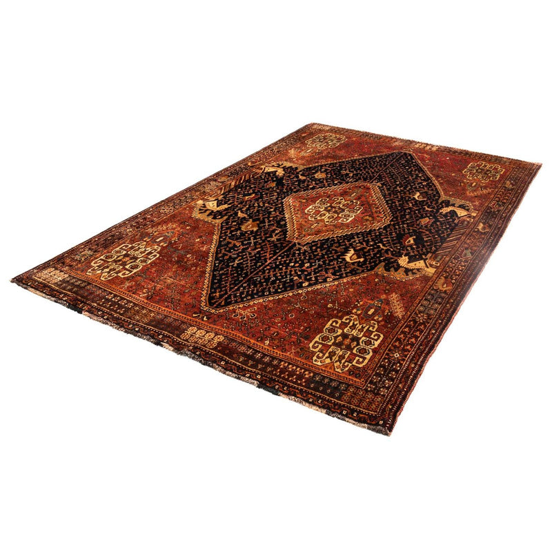 Tapis persan - Nomadic - 241 x 157 cm - bleu foncé