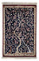 Tapis persan - Ghom - 87 x 59 cm - bleu foncé