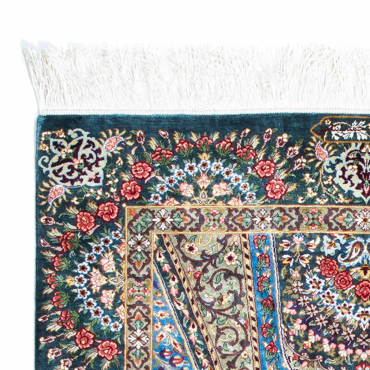 Tapis persan - Ghom - 118 x 79 cm - multicolore