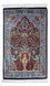 Tapis persan - Ghom - 96 x 57 cm - bleu foncé