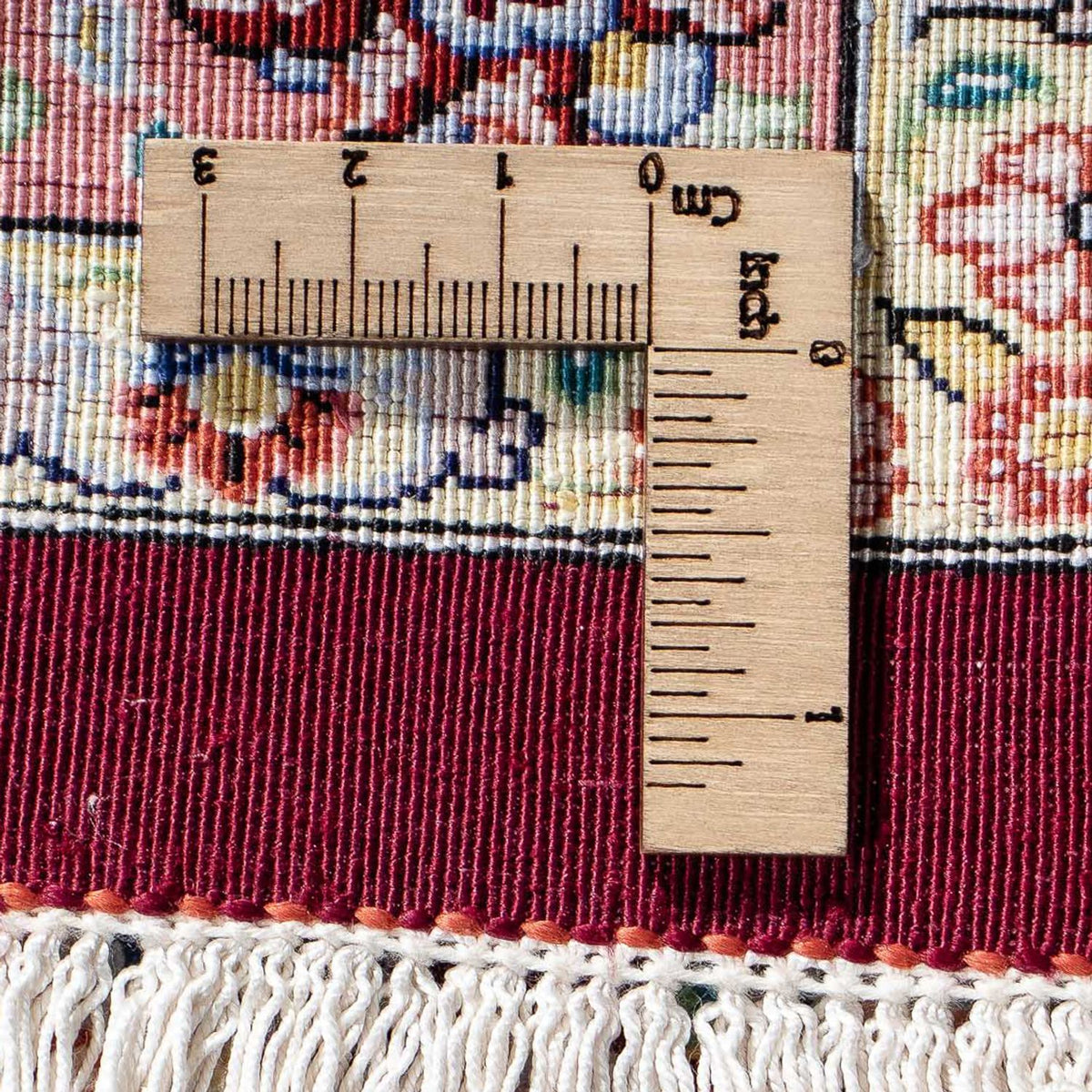 Tapis persan - Ghom - 86 x 60 cm - multicolore