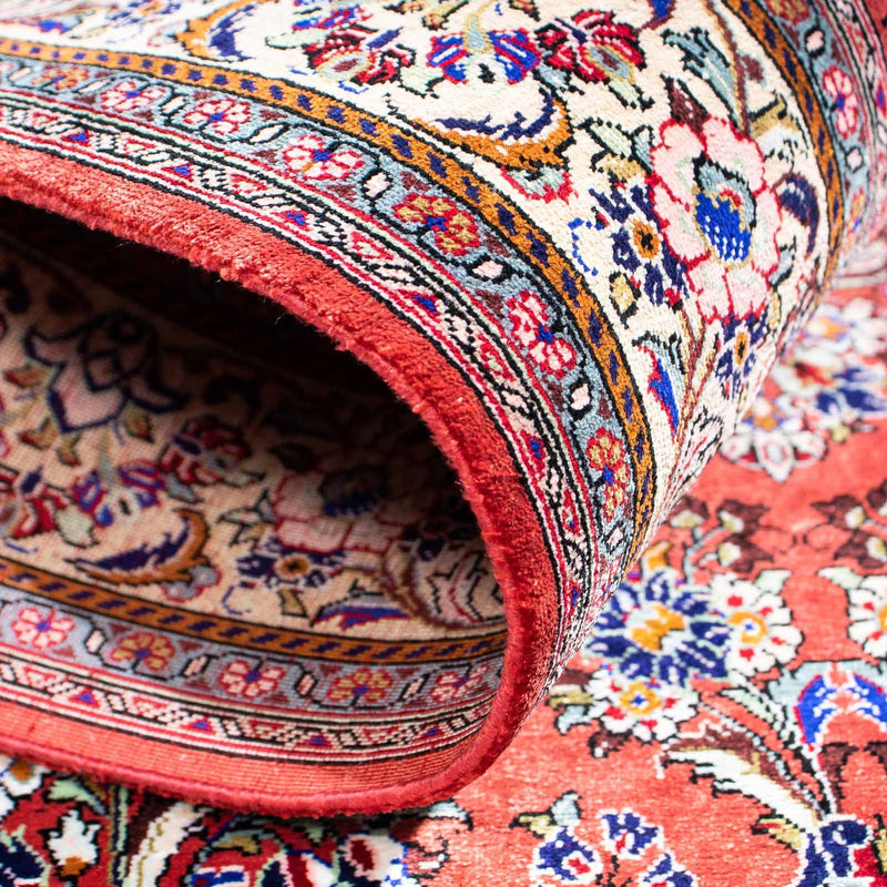 Tapis persan - Ghom - 134 x 77 cm - rouge