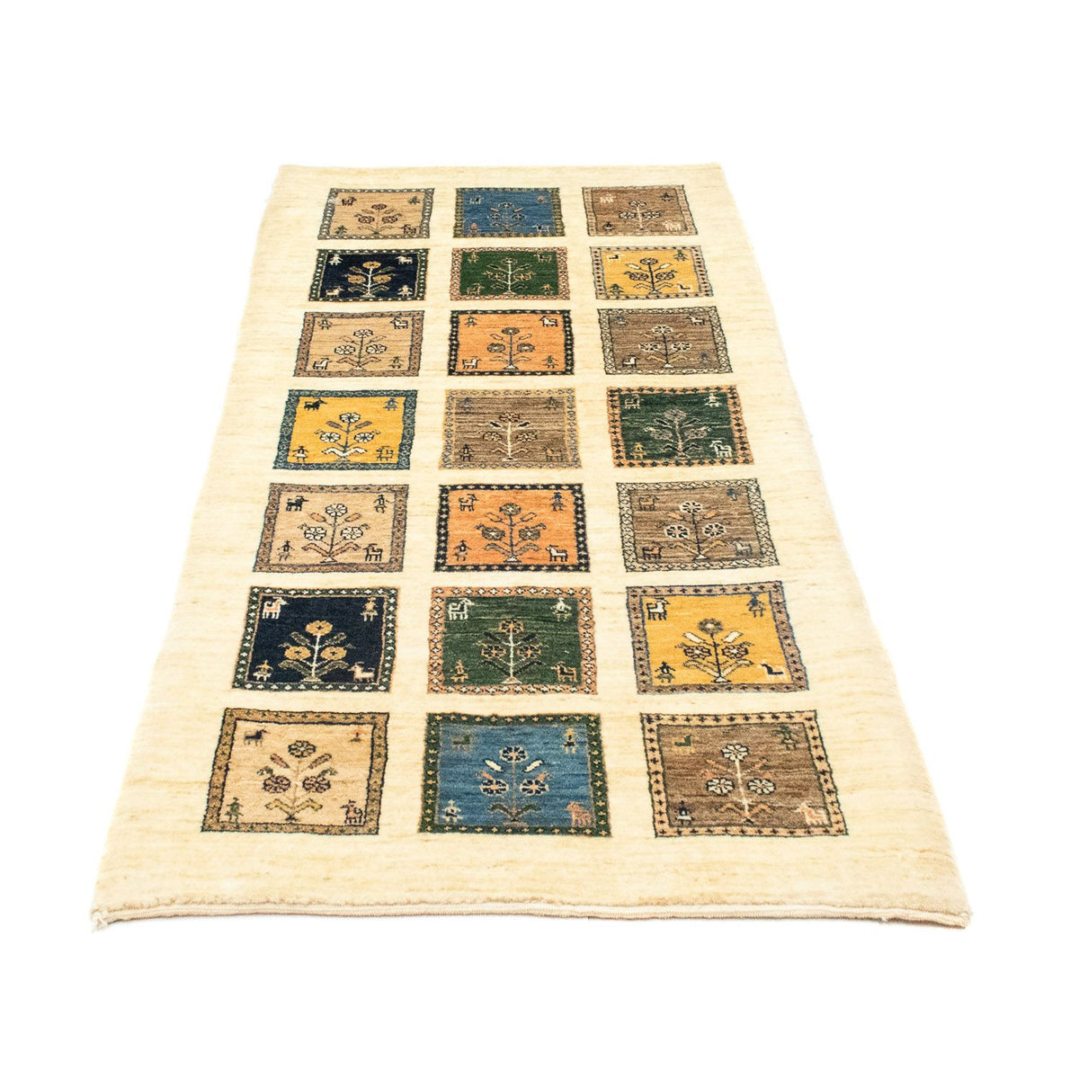 Tapis de couloir Tapis persan - Nomadic - 197 x 84 cm - multicolore
