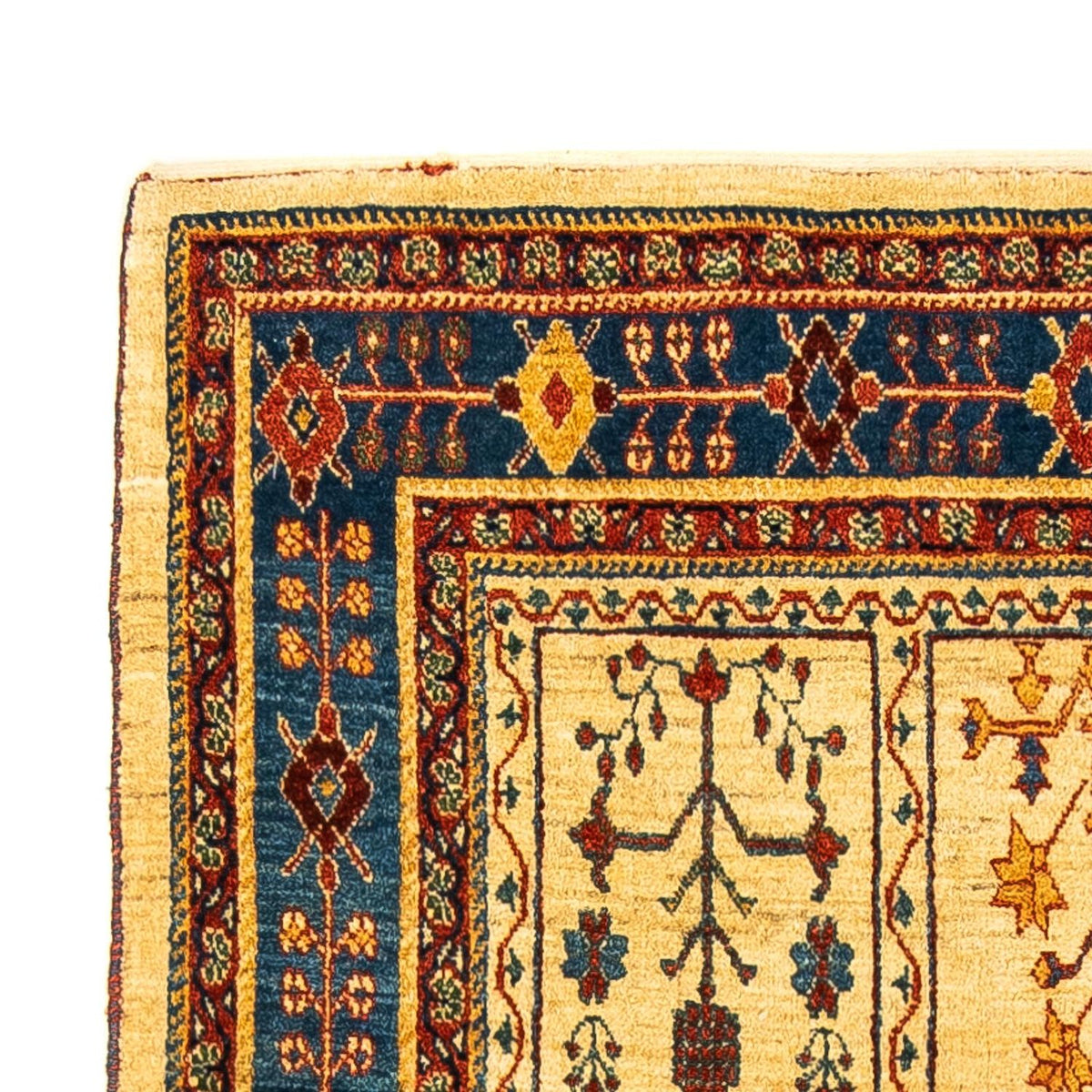 Tapis Gabbeh - Persan Kashkuli - 143 x 105 cm - beige