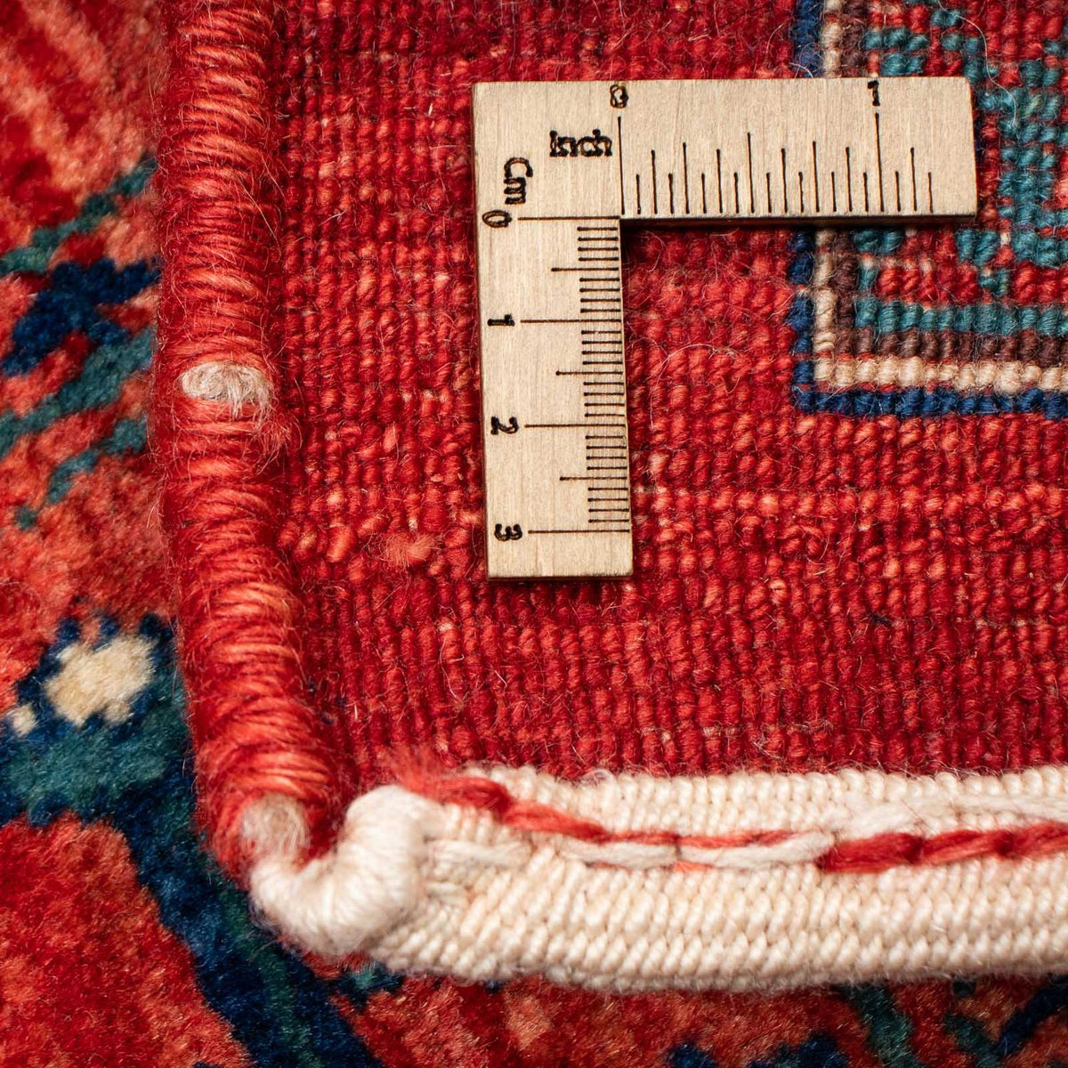 Tapis Gabbeh - Persan Kashkuli - 345 x 260 cm - rouge foncé