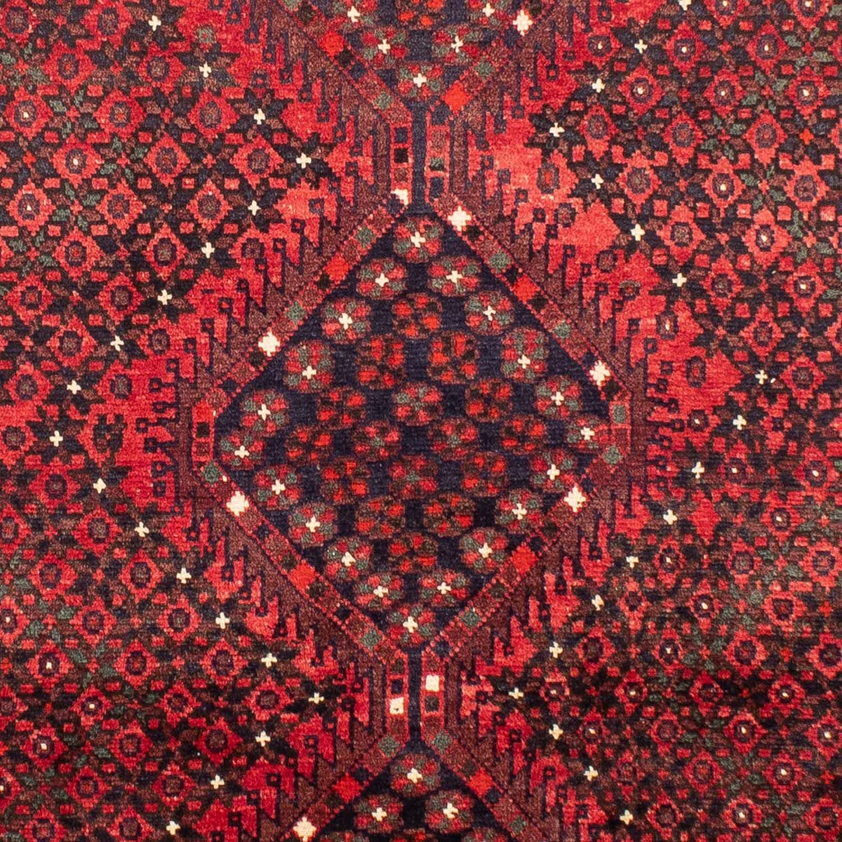 Tapis persan - Nomadic - 281 x 206 cm - rouge