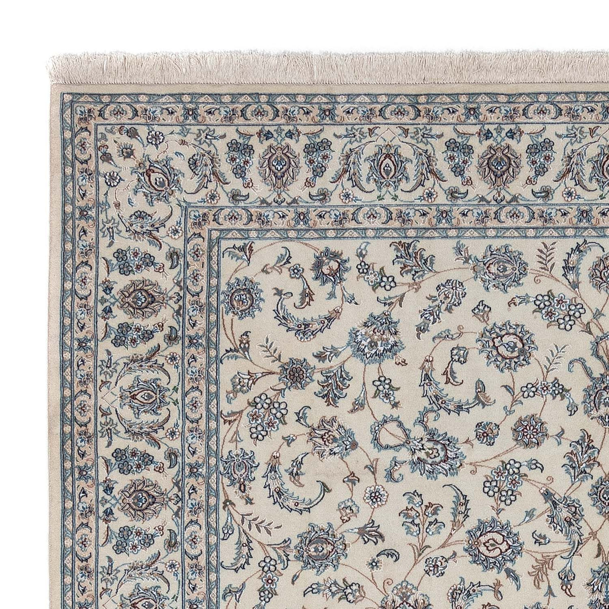 Tapis persan - Nain - Royal - 300 x 250 cm - argent