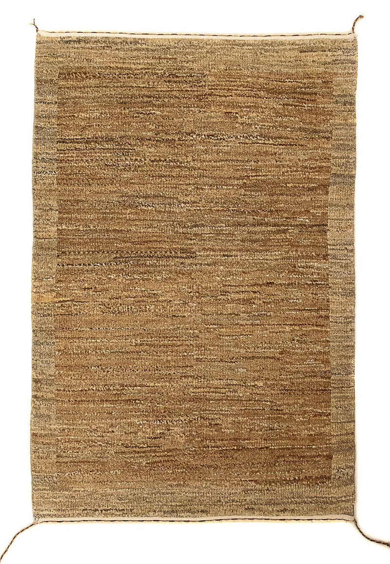 Tapis Gabbeh - Indus - 93 x 60 cm - marron