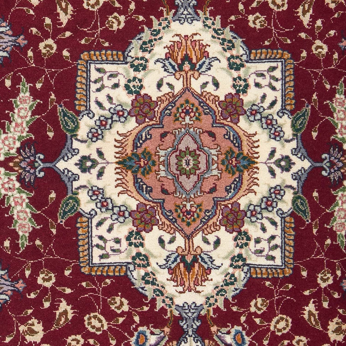 Tapis persan - Tabriz - Royal - 93 x 63 cm - rouge