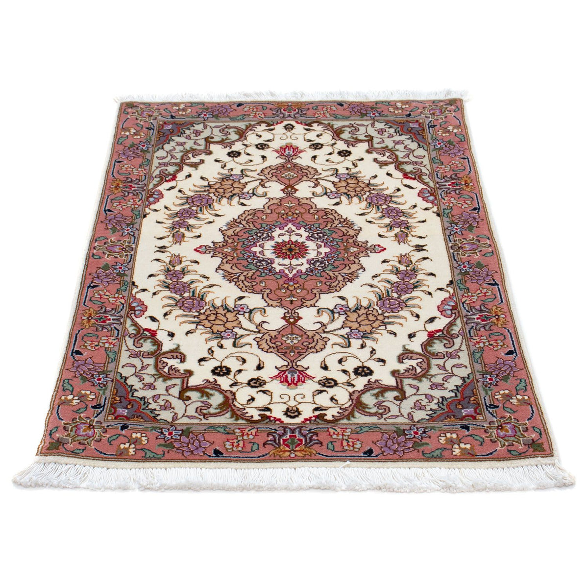 Tapis persan - Tabriz - Royal - 90 x 60 cm - beige